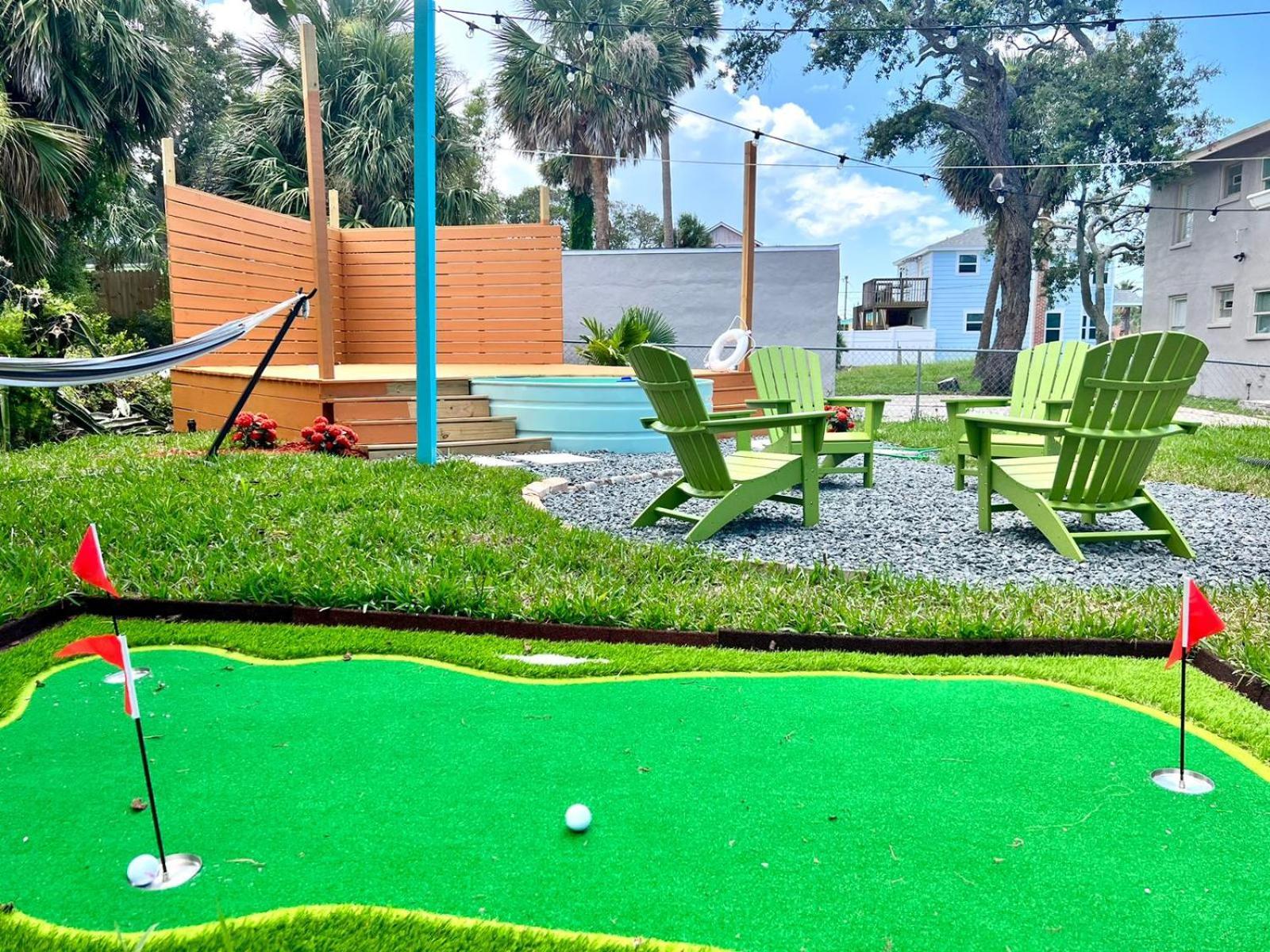 Cowboy Pool Mini Golf Beach Ocean Center Villa Daytona Beach Kültér fotó